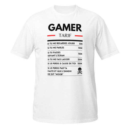 Tarif du Gamer - T-shirt